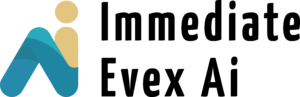 Okamžité logo Evex Okamžité logo Evex